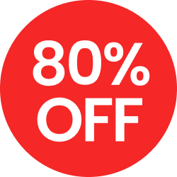 80% OFF